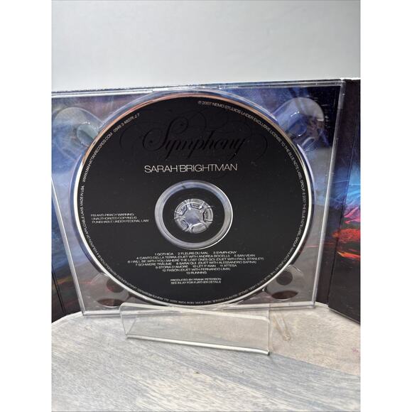 Sarah Brightman – Symphony (CD, 2008, Manhattan Records) - Picture 4 of 5
